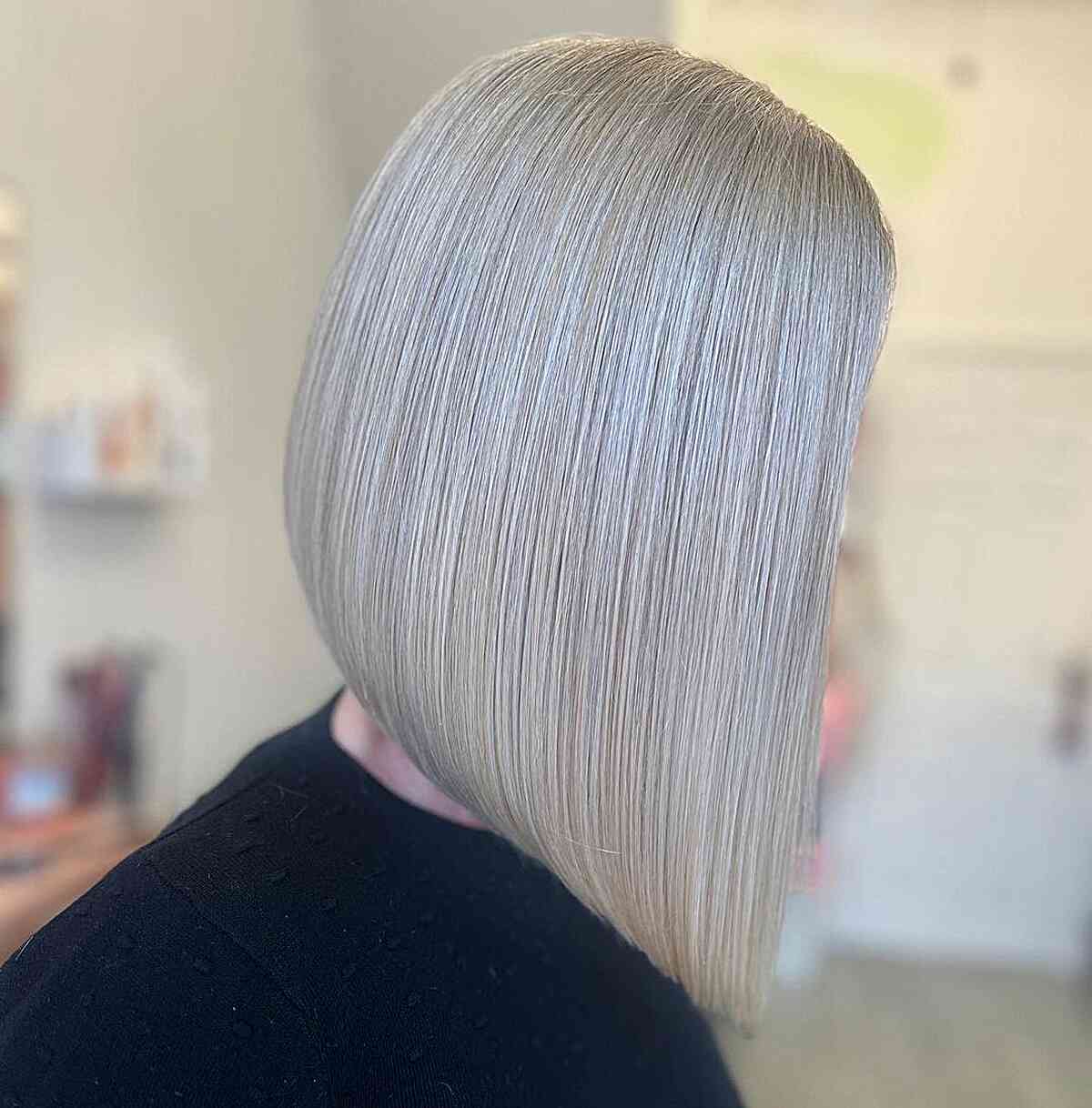 Stunning Silver A-Line Bob