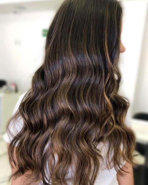 Subtle Light Brown Balayage