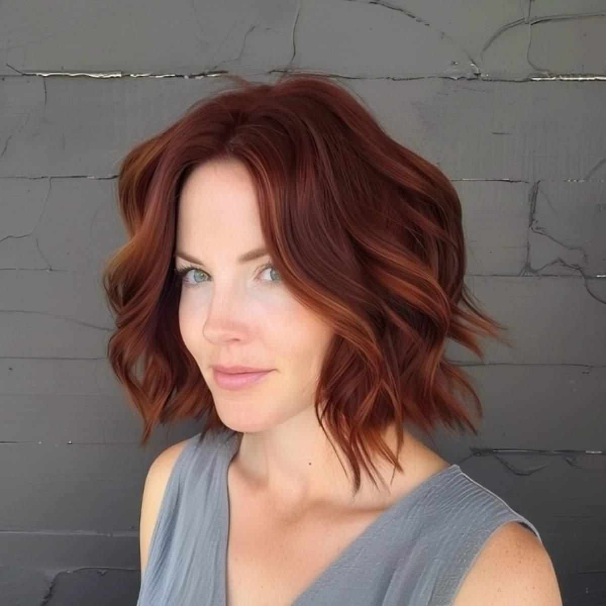 Transitional Auburn Highlights for Red Hair