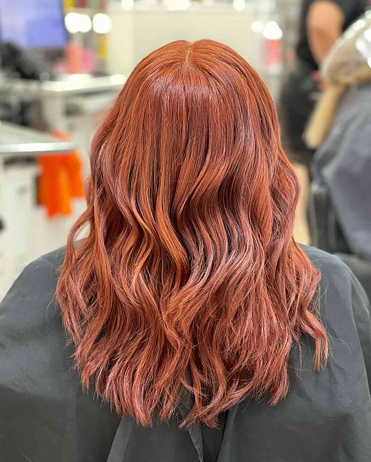 Vibrant Auburn Red Color