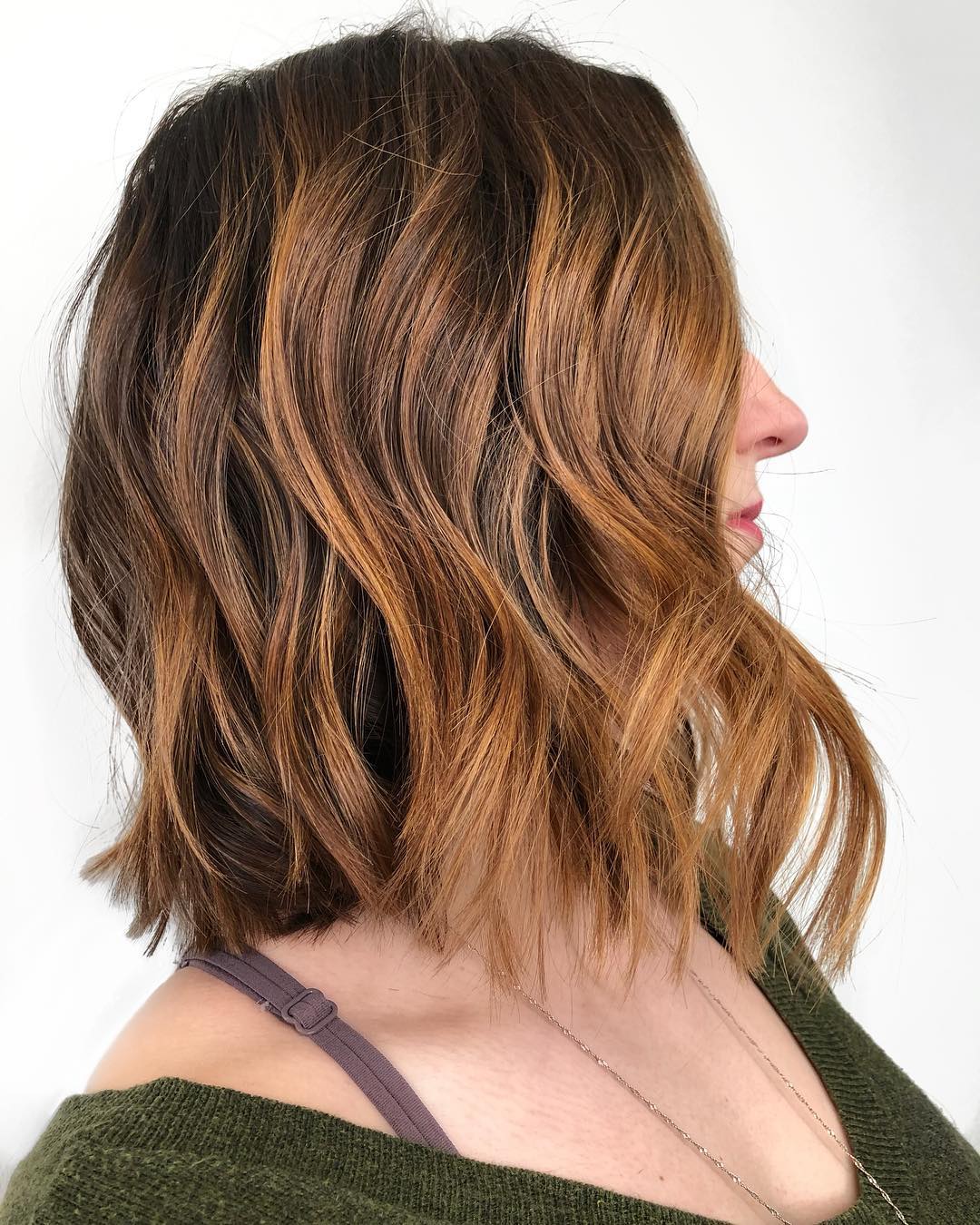 Vibrant Light Auburn balayage