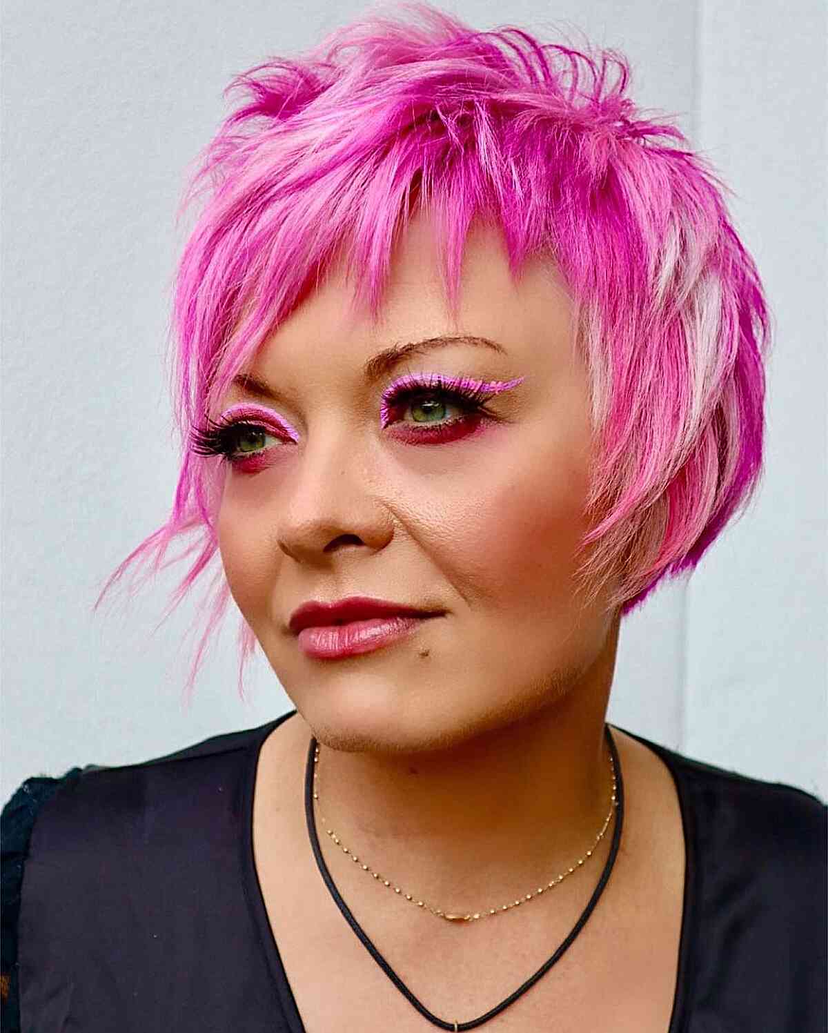 Vivid & Edgy Hot Pink Style