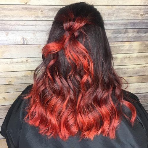 35 Best Red Highlights in 2025 for Brown, Blonde & Black Hair