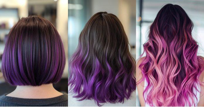 23 Stunning Purple Ombre Hair Color Ideas for 2025