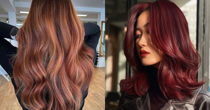 26 Trendy Auburn Balayage Hair Color Ideas