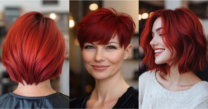 30 Vibrant Short Red Hair Shades to Experiment with in 2025