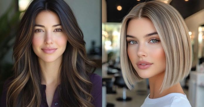 Blonde Meets Brunette: 25 Highlight Ideas for Dark Brown Hair