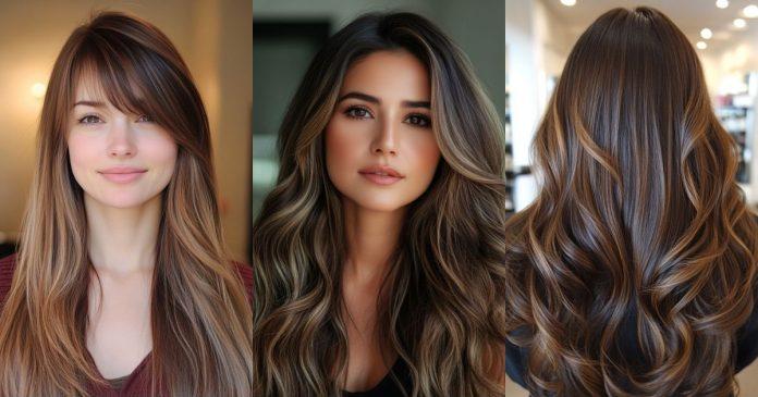 Explore 32 Hottest Long Brown Hair Ideas for 2025