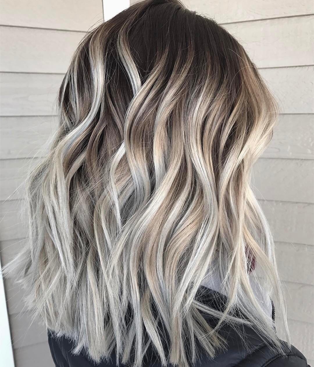 Ash Blonde Highlights