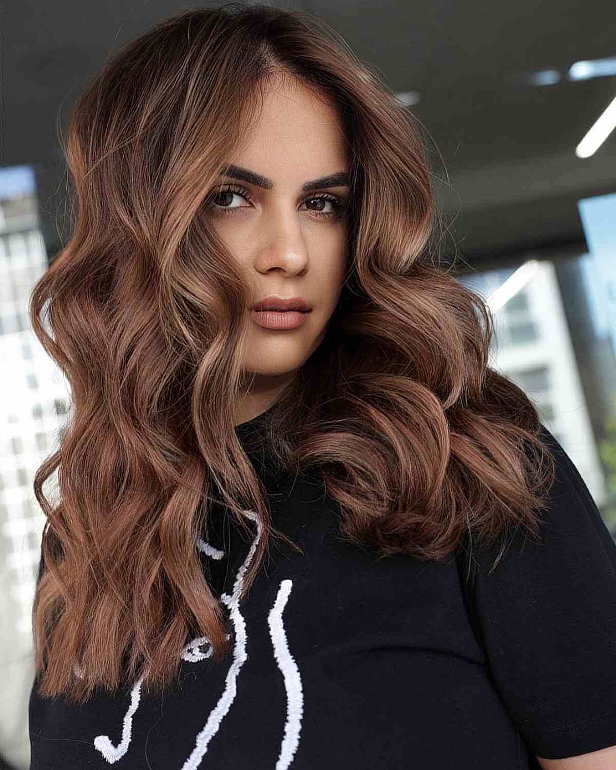 Balayage Loose Brown Curls