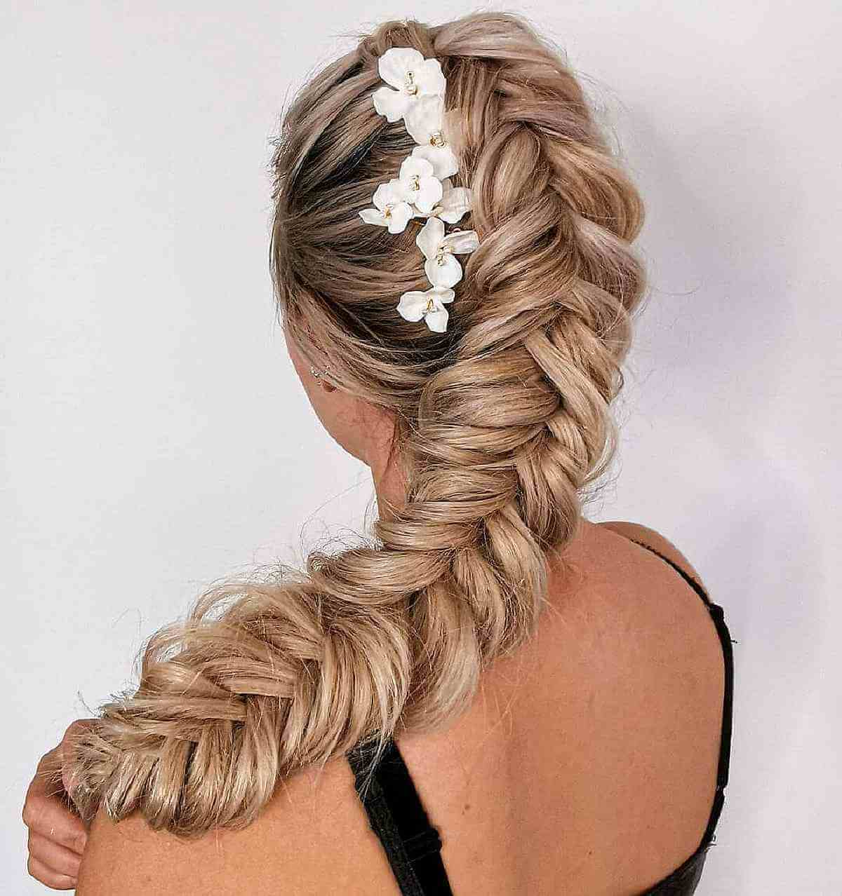 Beautiful Fishtail Braid for Long Hair