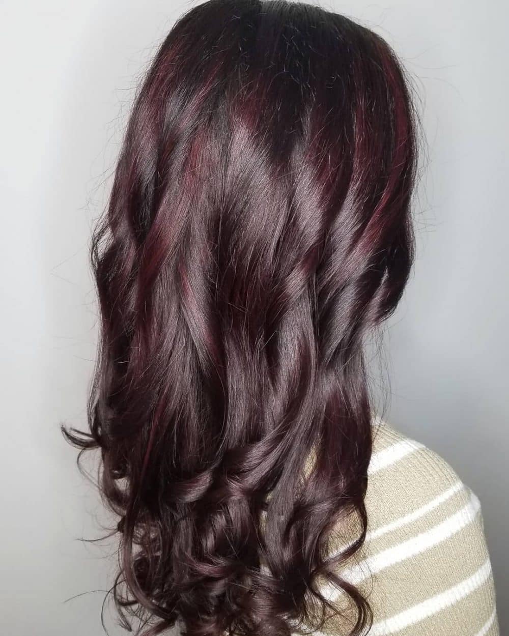 Black Cherry Hair Balayage