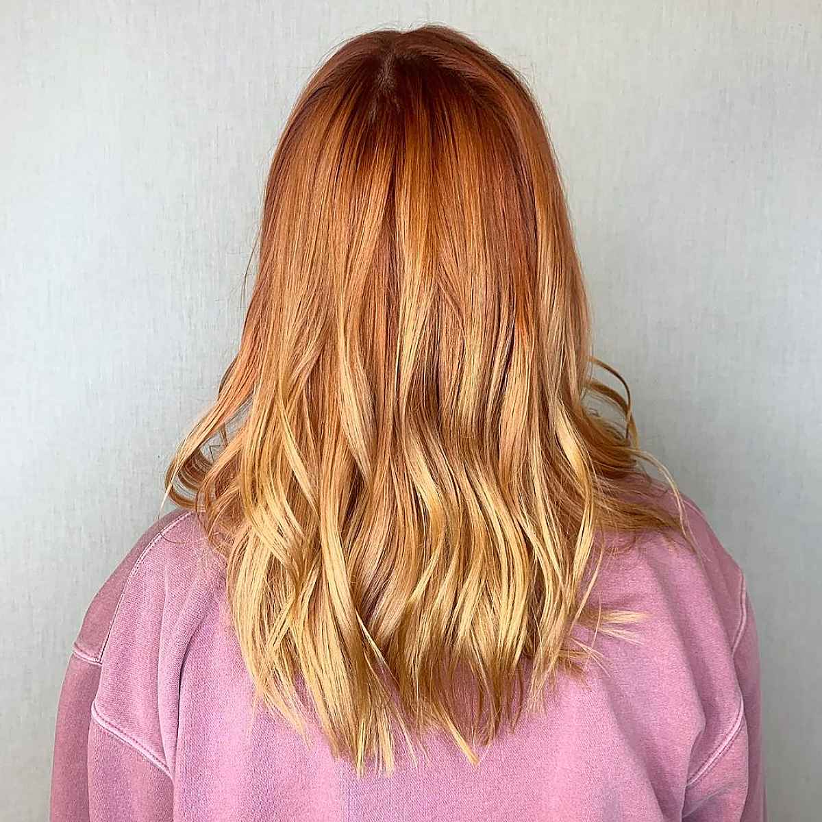 Blonde and Orange Balayage