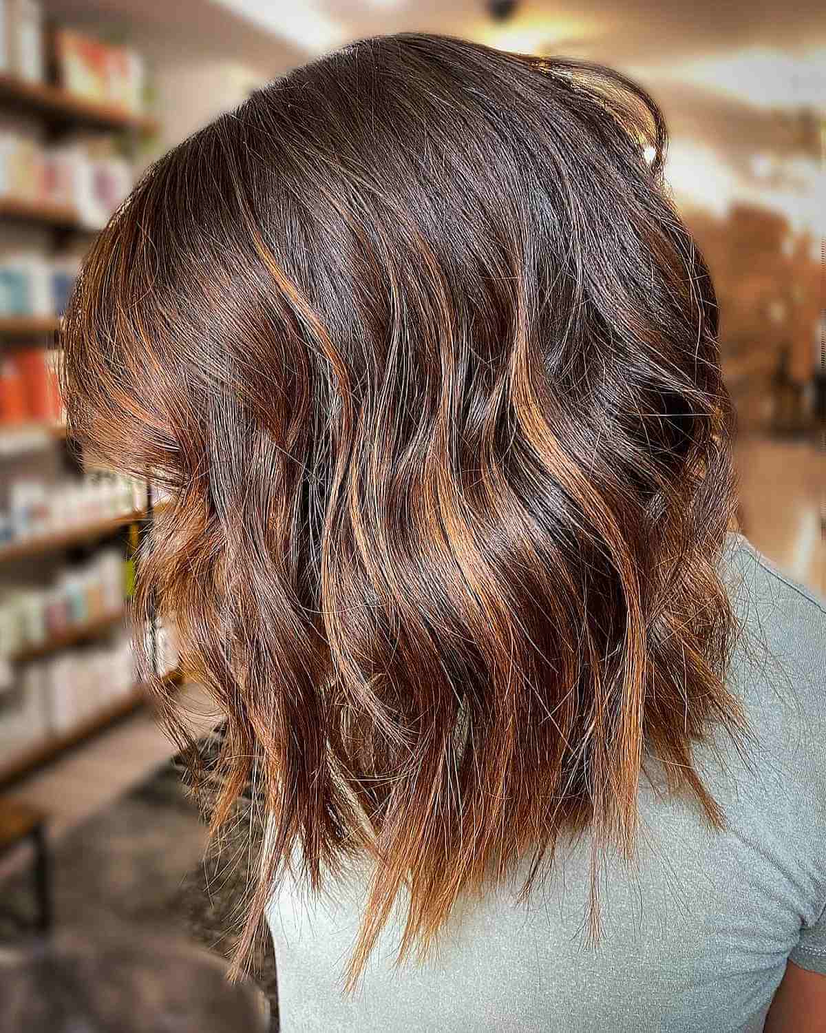 Bright Bronzed Balayage Sombre