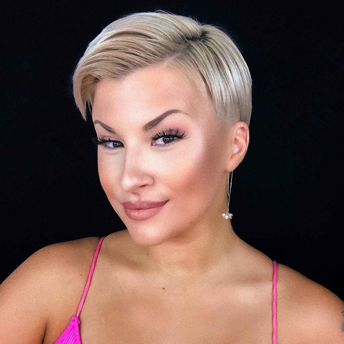 Champagne Blonde Pixie