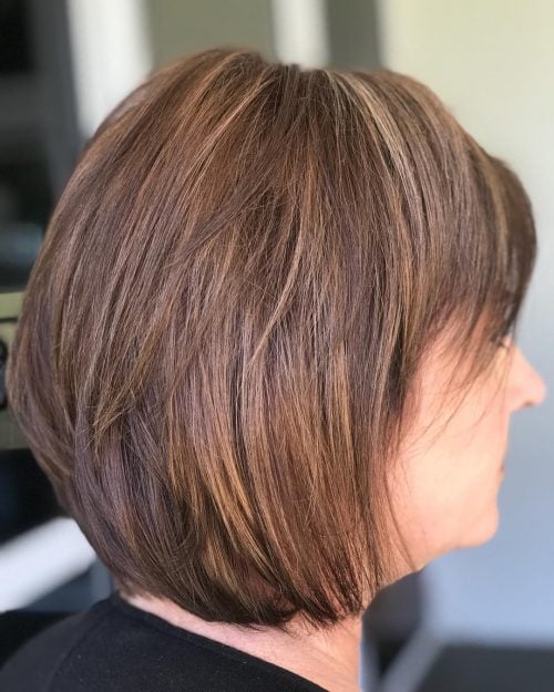 Champagne Highlights on Brown Bob