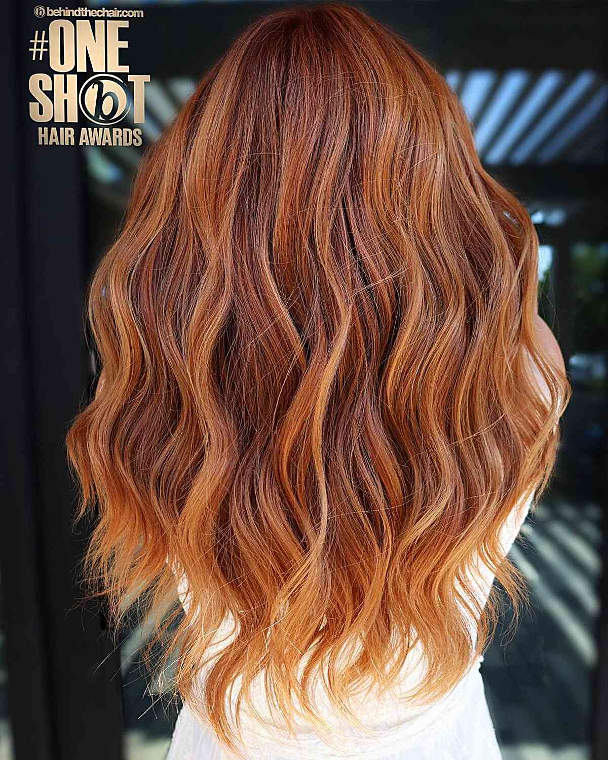 Chestnut to Brighter Copper Ombre