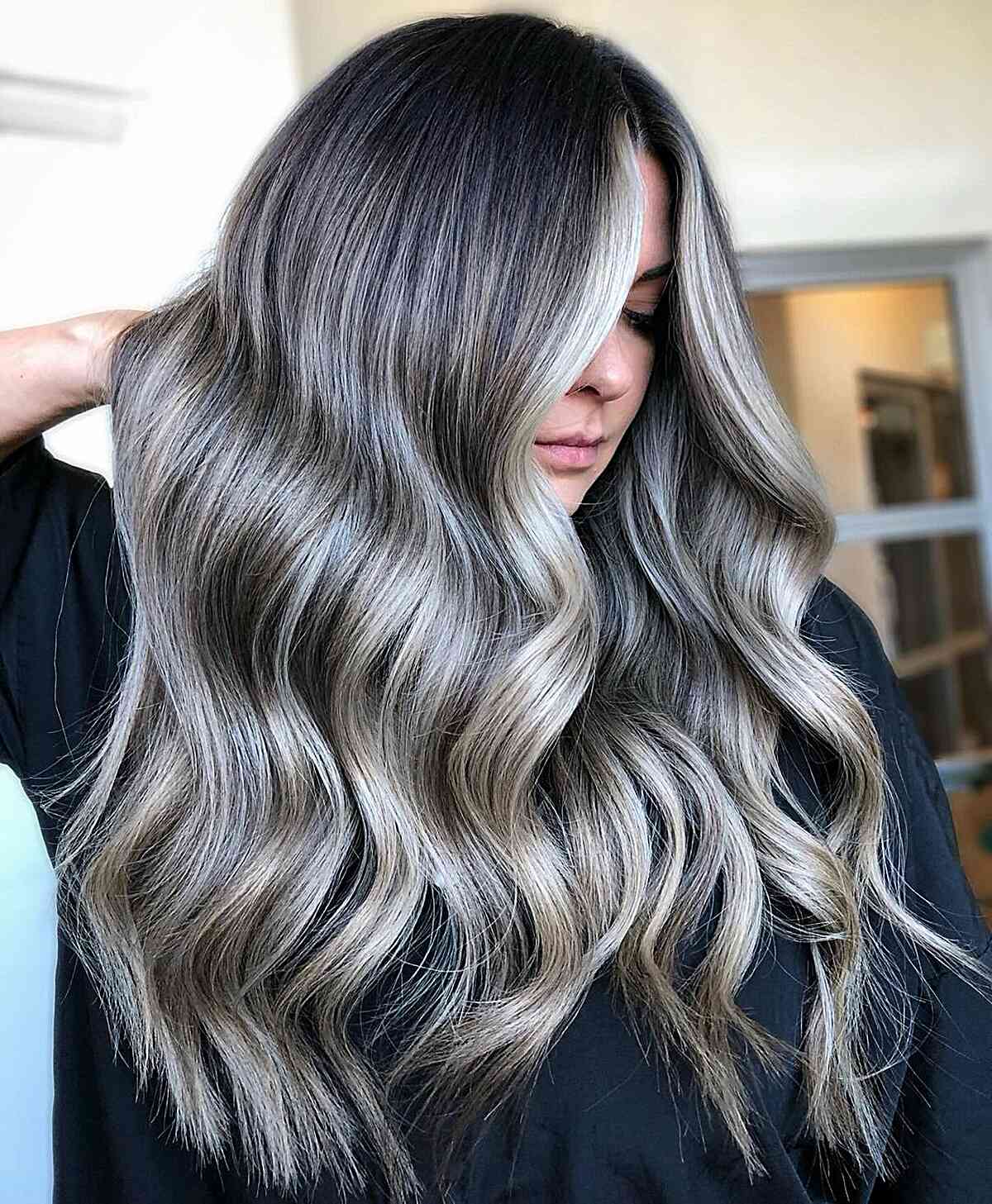 Cool Toned Ashy Blonde Balayage