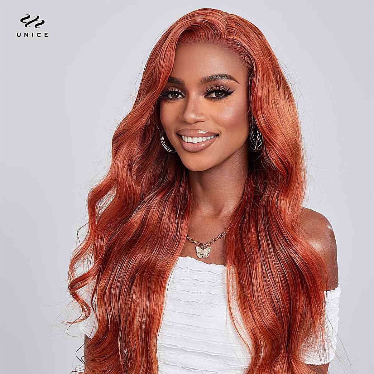 Copper Hair for Dark Skin