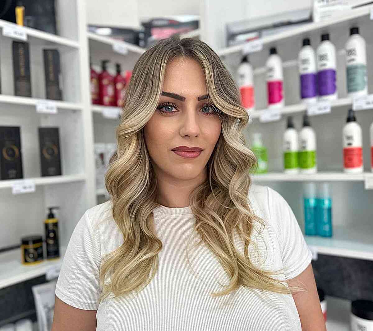 Darker Blonde Tones for Long Hair