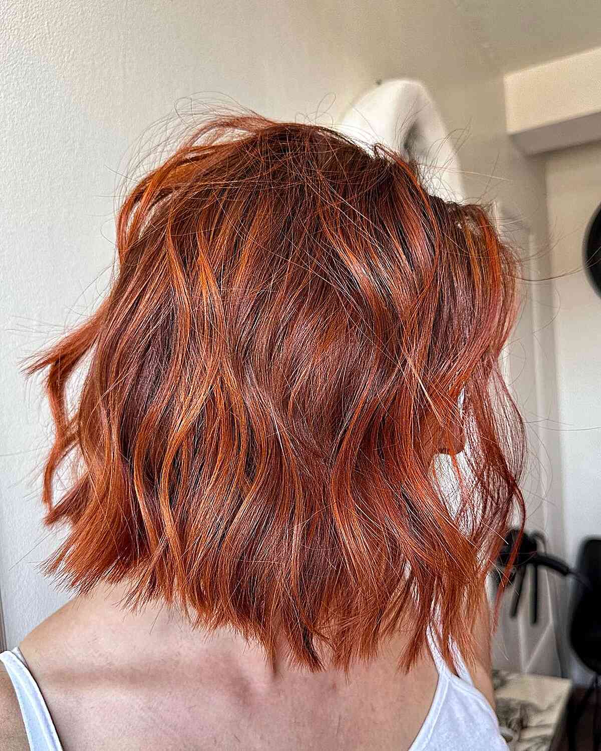 Dimensional Coppery Auburn for Short Hair