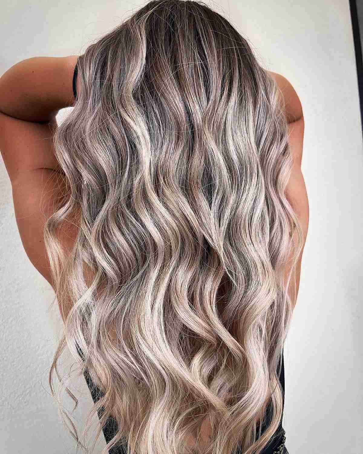 Dirty Blonde Hair With Noticeable Balayage Highlights