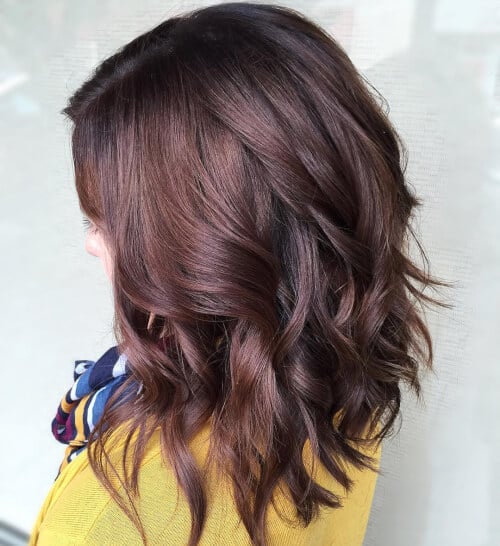 Fabulous Chocolate Brown Burgundy Bob