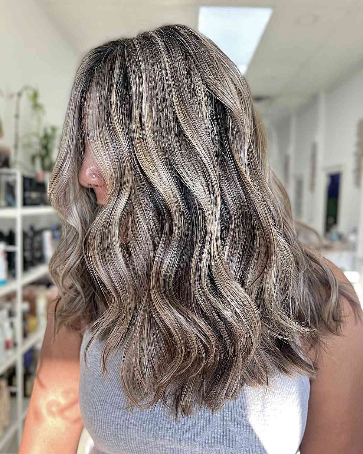 Healthy Ash Blonde Long Hair