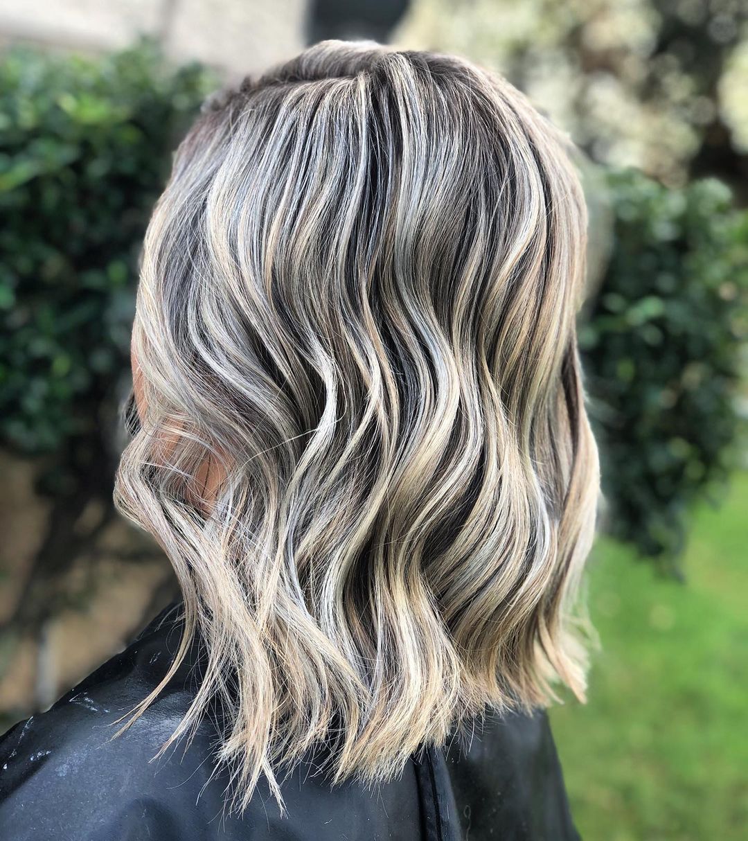 Icy Blonde Highlights