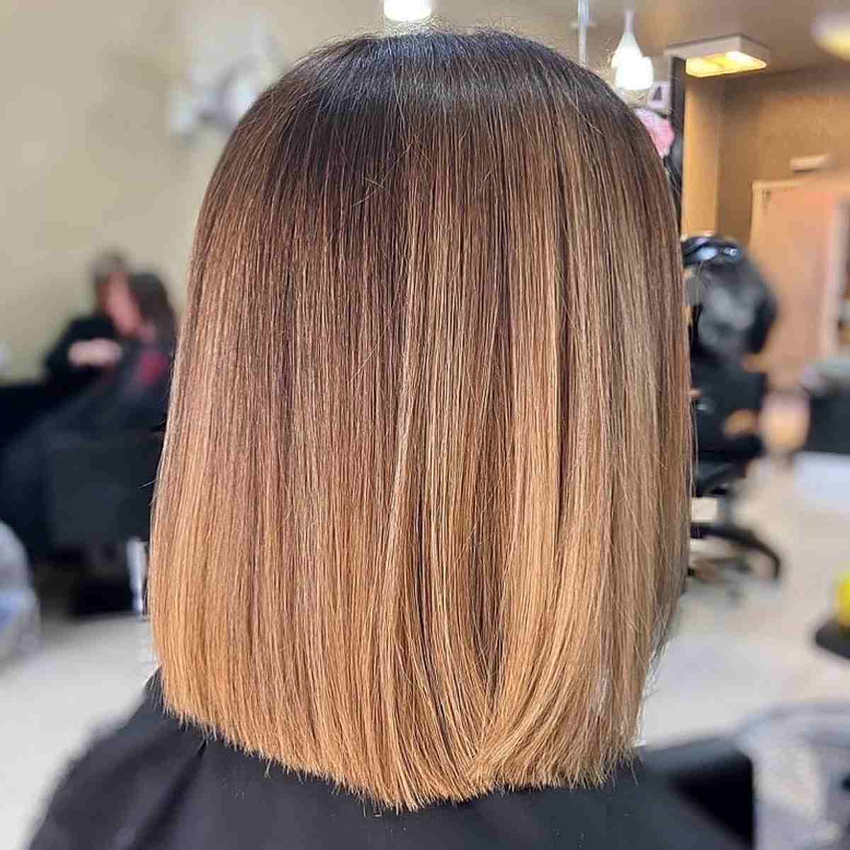 Light Hazelnut Brown Balayage