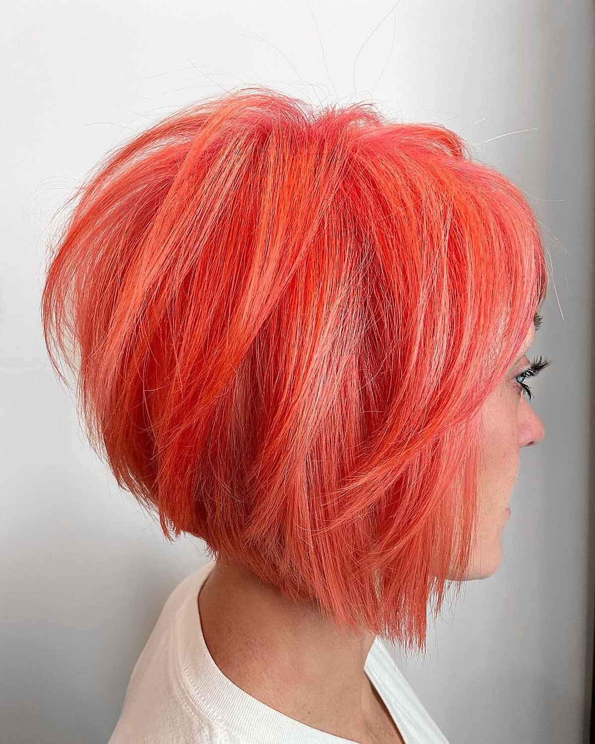 Lovely Light Orange Bob