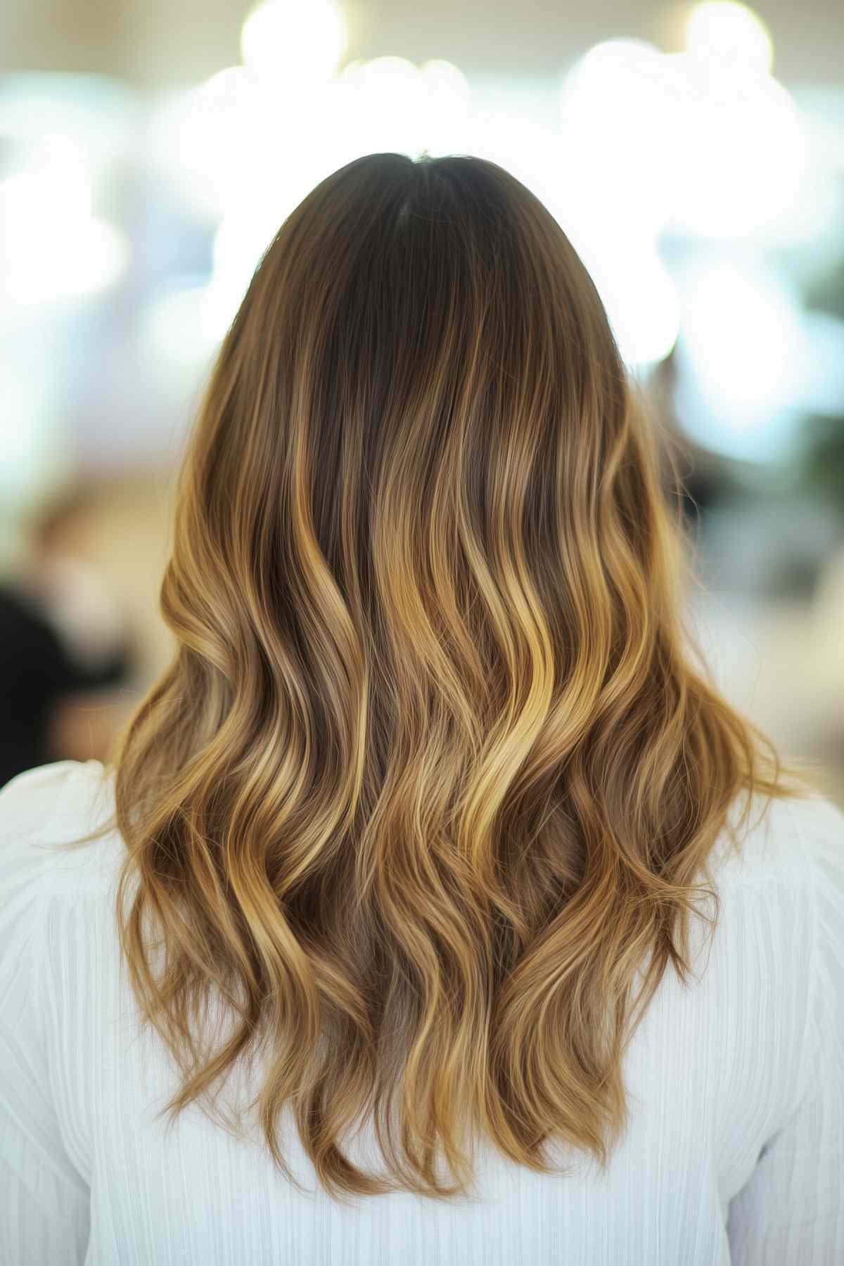 low maintenance honey blonde ombre