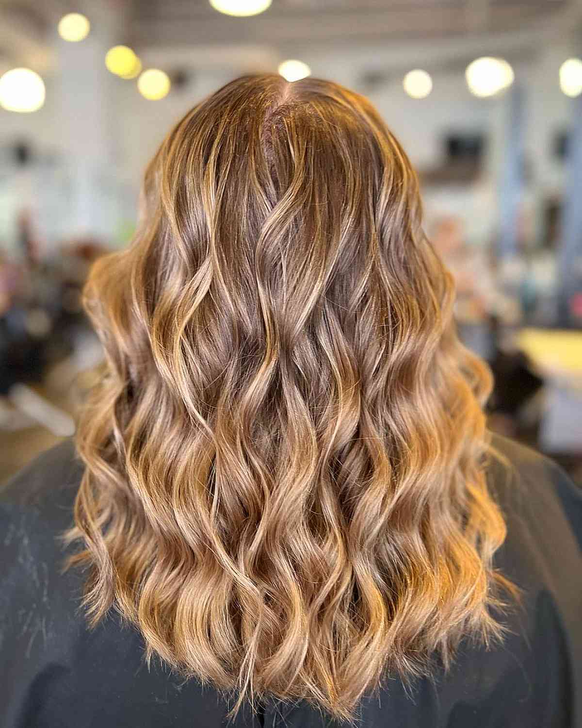 Natural Honey Blonde Balayage Haircolor