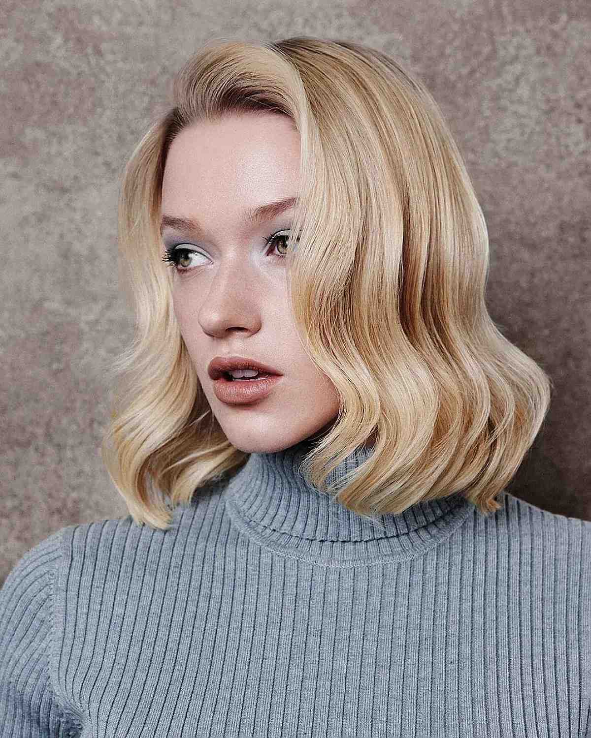 Natural-looking light honey blonde