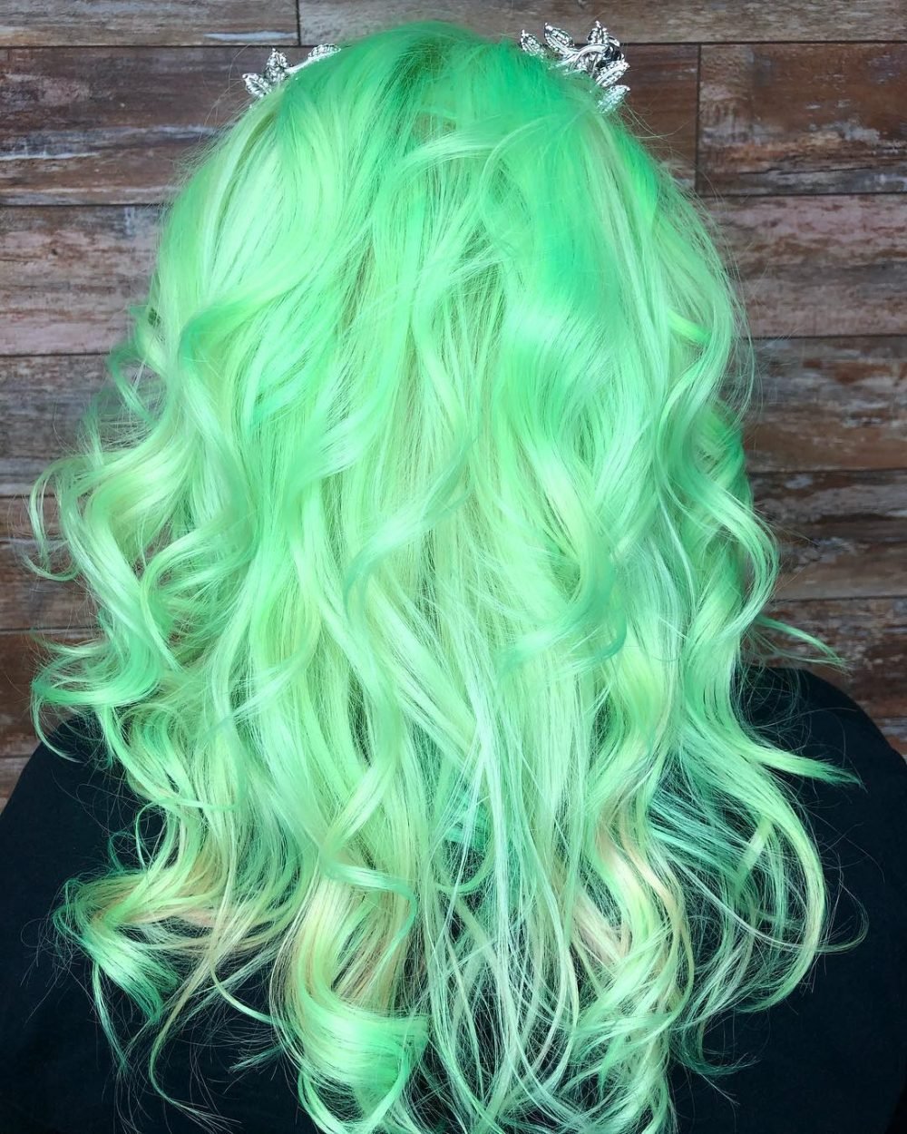 Neon Green Hair