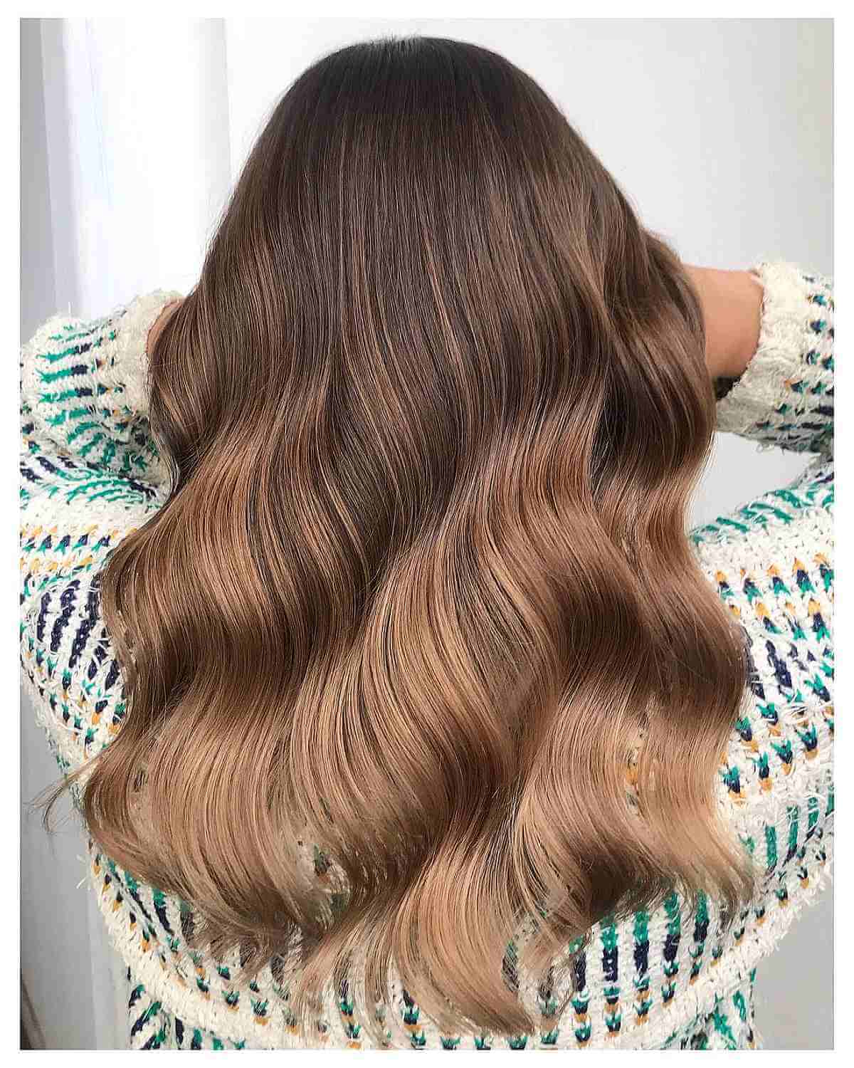 Ombre on Caramel Light Brown Hair