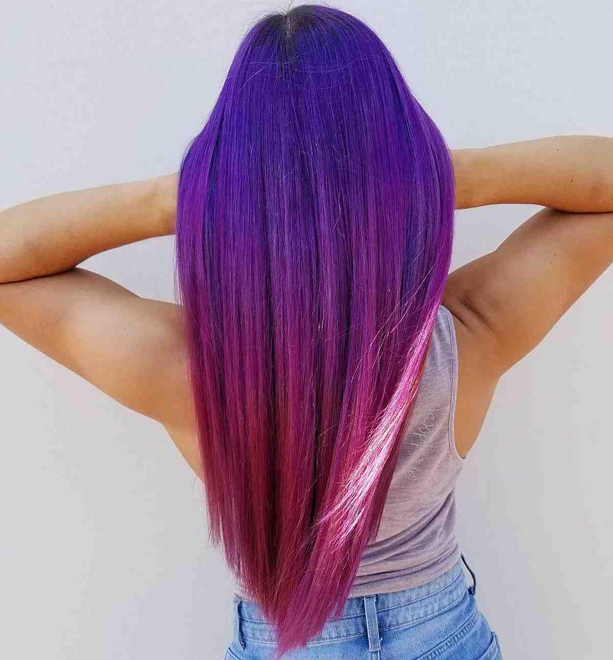 Pink and Purple Mermaid Hair