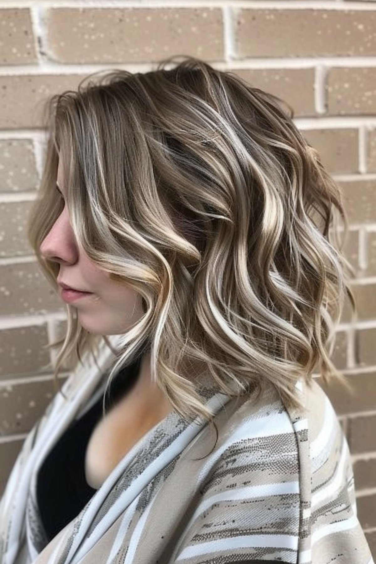 Platinum Blonde Highlights On Brown Hair