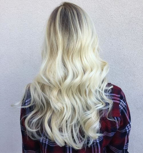 Platinum to honey blonde