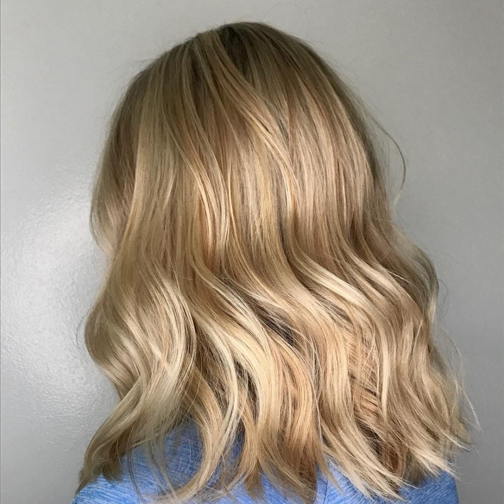 Refreshed Honey Beige Blonde hairstyle