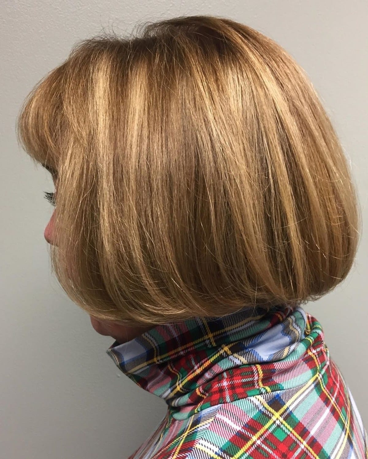 Retro Dark Blonde Bob