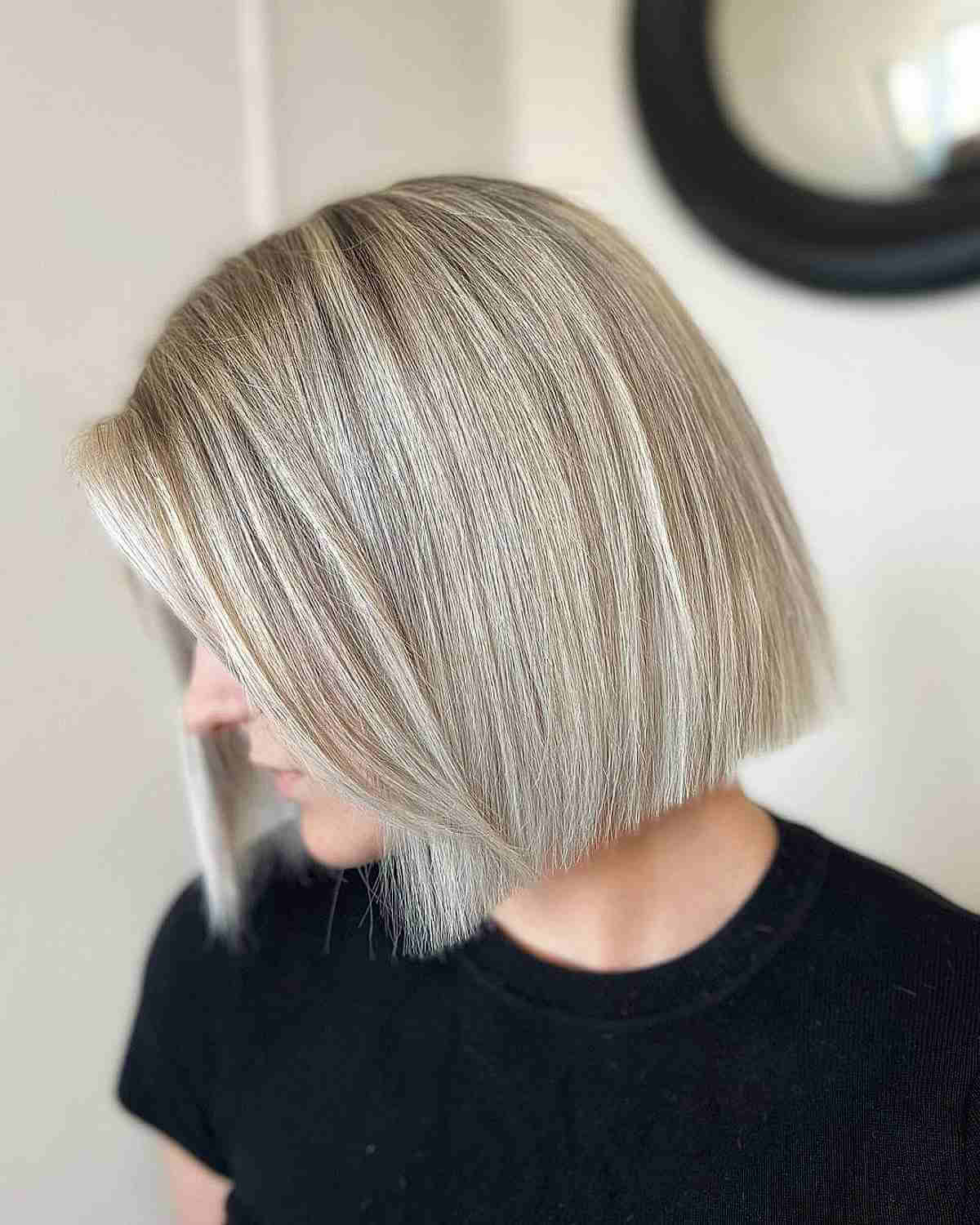 Short Platinum Ash Blonde