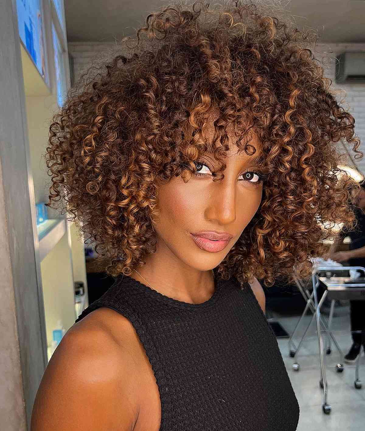 Stunning Chocolate Brown Curls