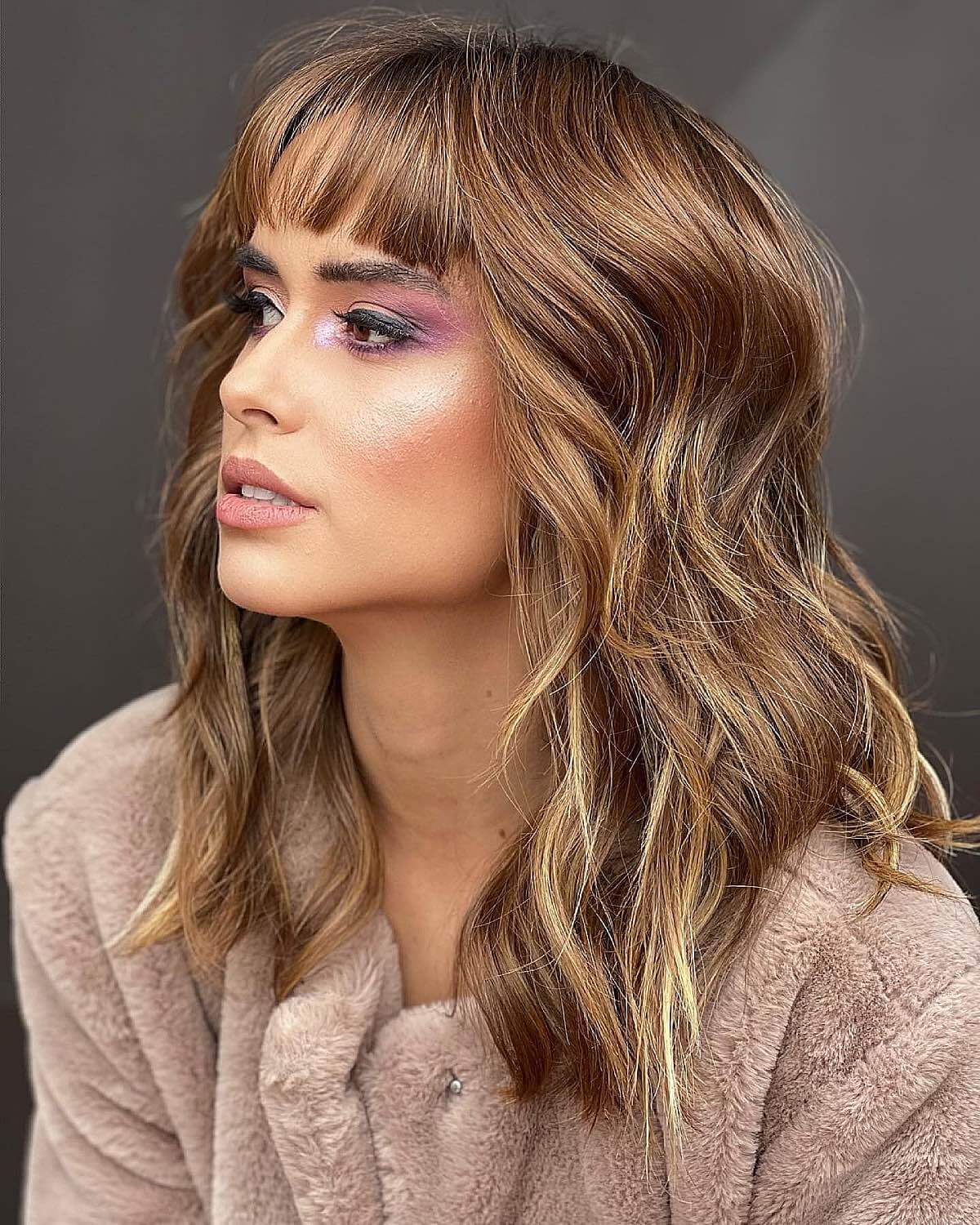 Stunning golden honey highlights