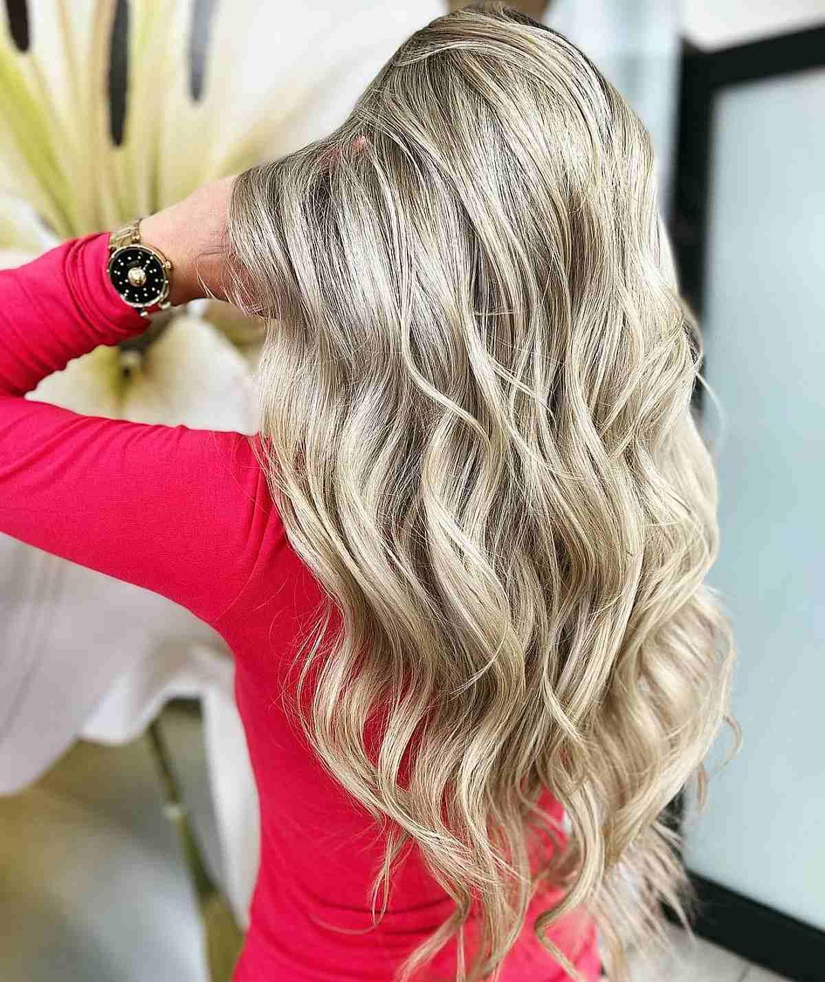 Stunning Light Blonde Waves