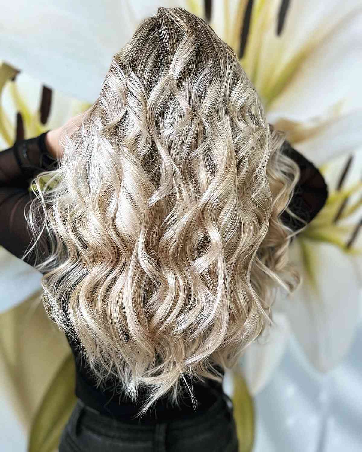 Stylish Icy White Blonde