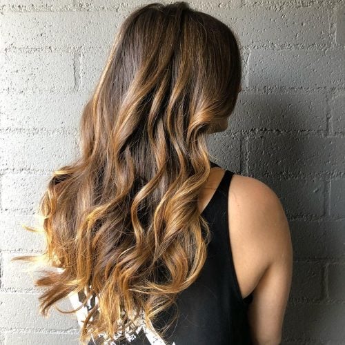 Trendy Bronze Caramel Highlights