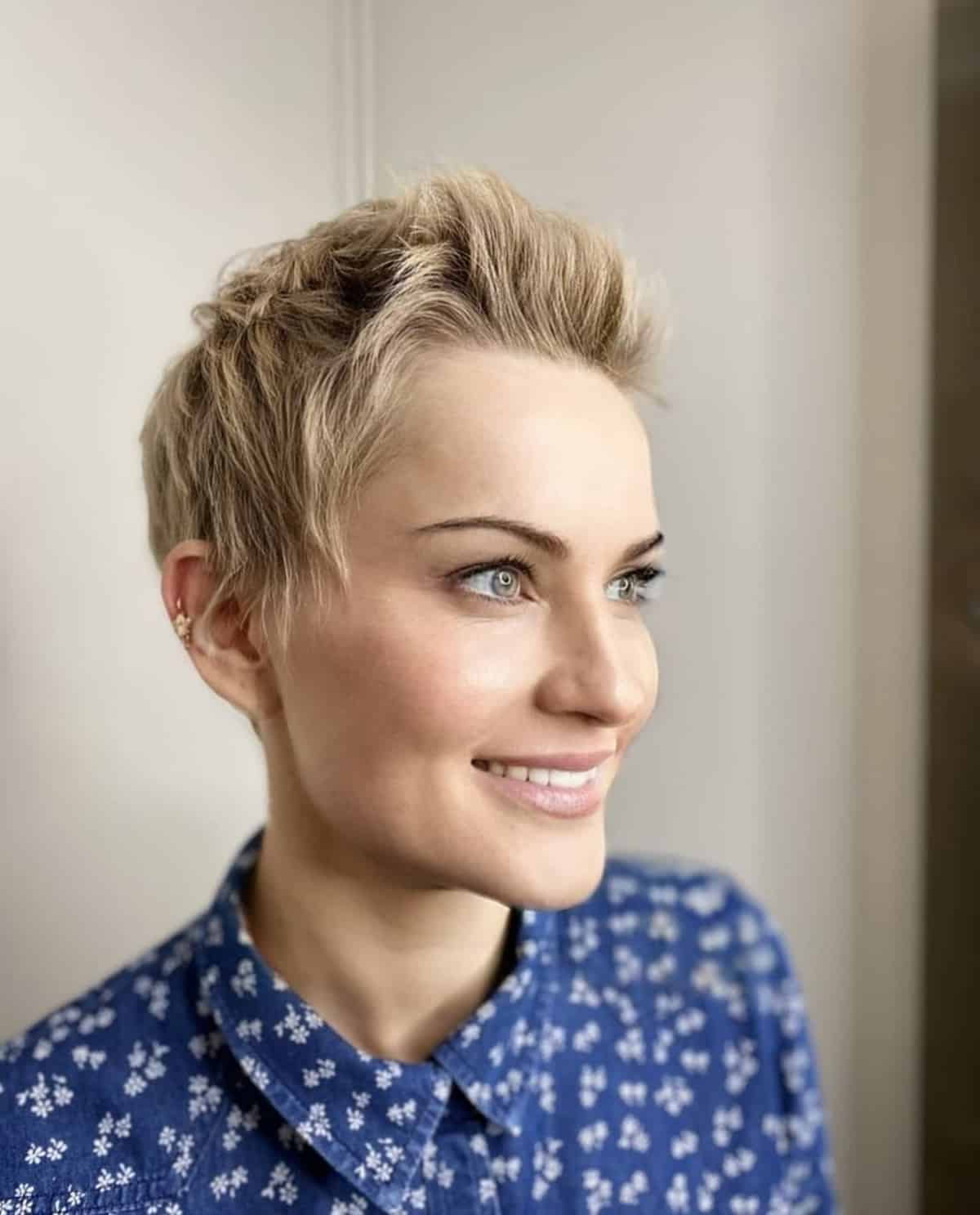 Trendy Pixie Cut for Short Hair