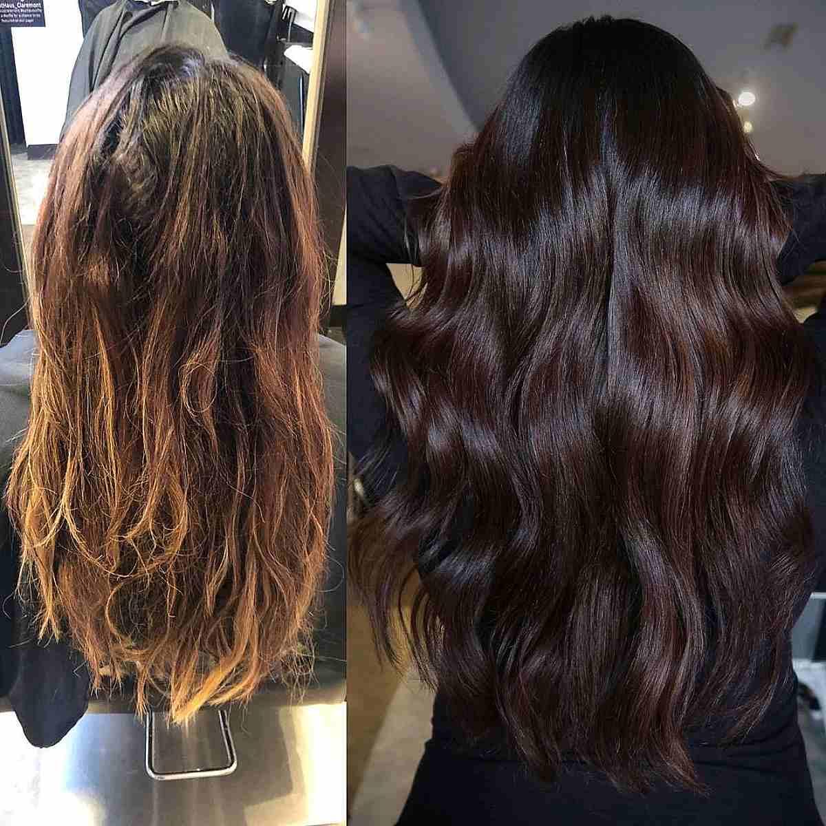 Two-Toned Chocolaty Brunette Locks