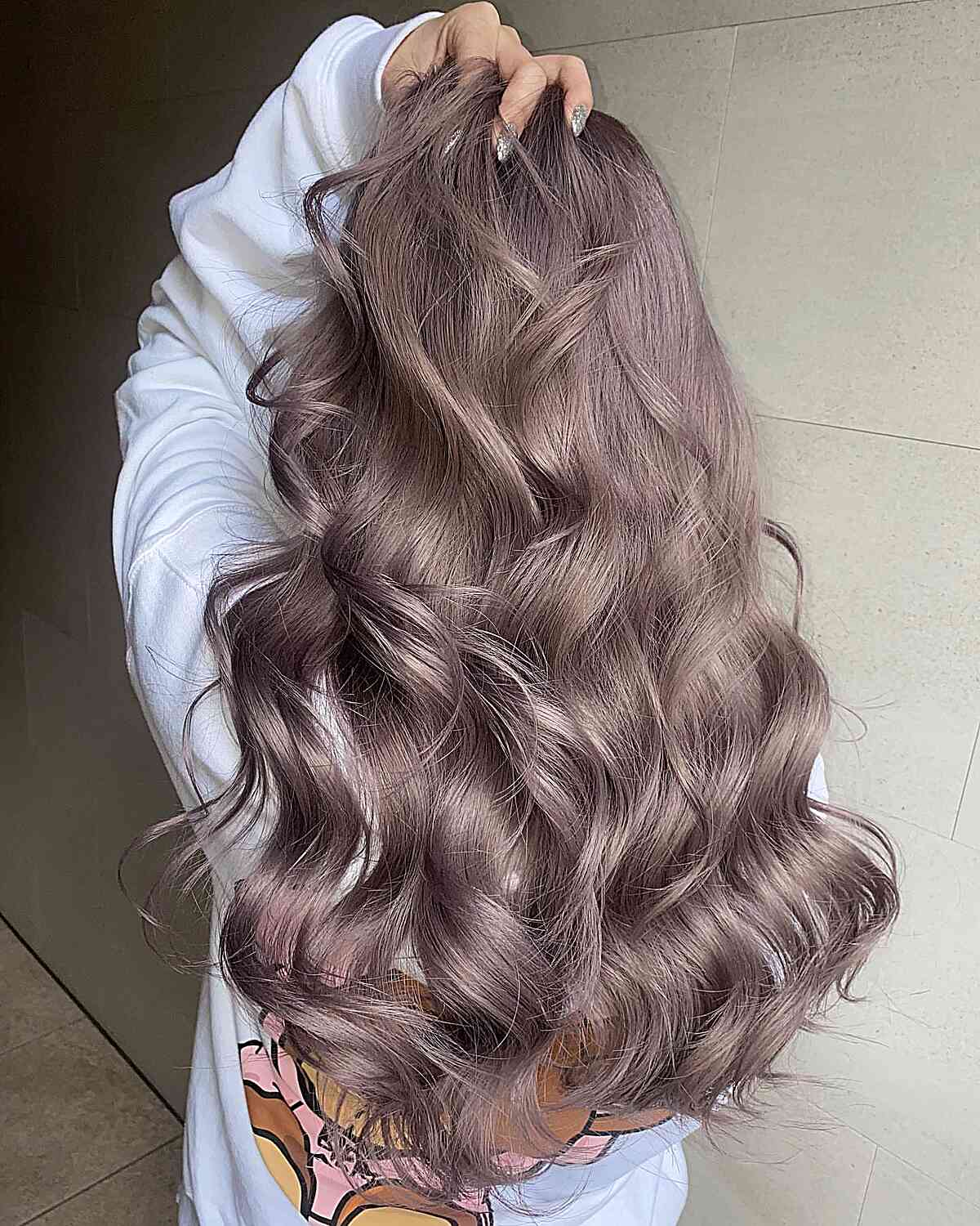 Violet-Based Brown Balayage